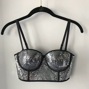 Balconette Sequin Bra